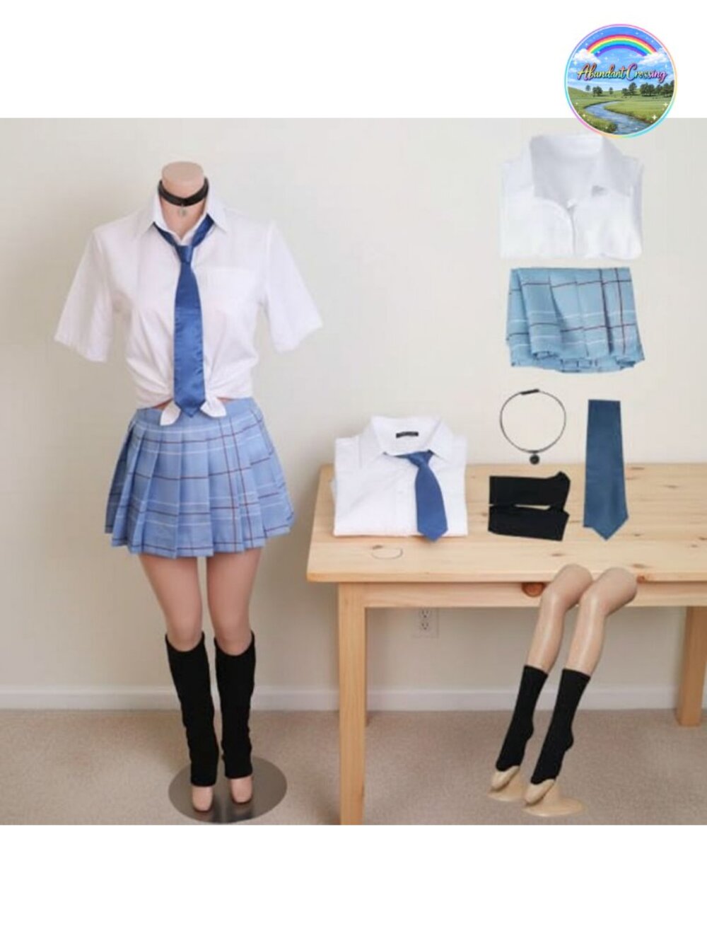Roocnie Womens Japanese School Uniform Cosplay Costume